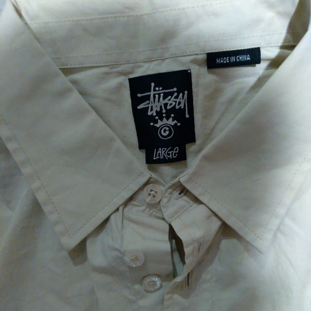 Stussy long sleeve collared shirt